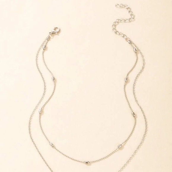 💞 Awesome BoHo heart double layered chain in gold or silver 💕 - Picture 15 of 16